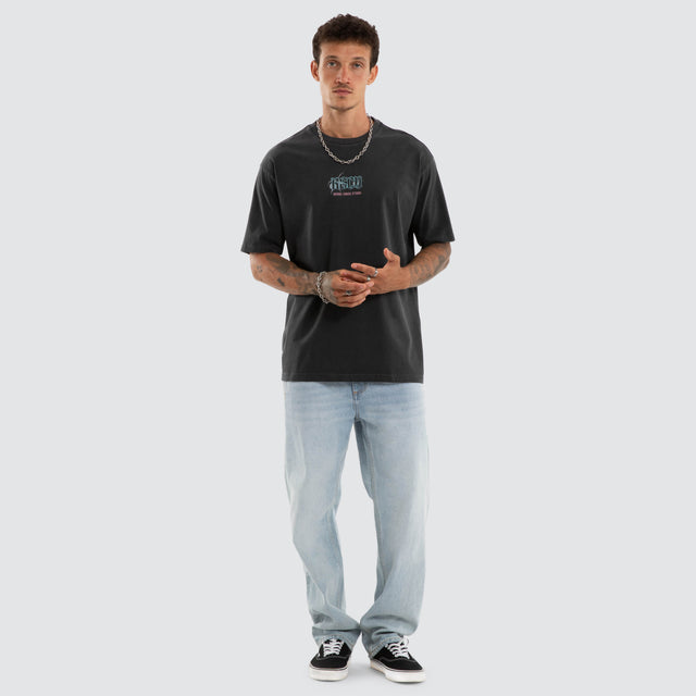 Wither Box Fit Tee Pigment Black