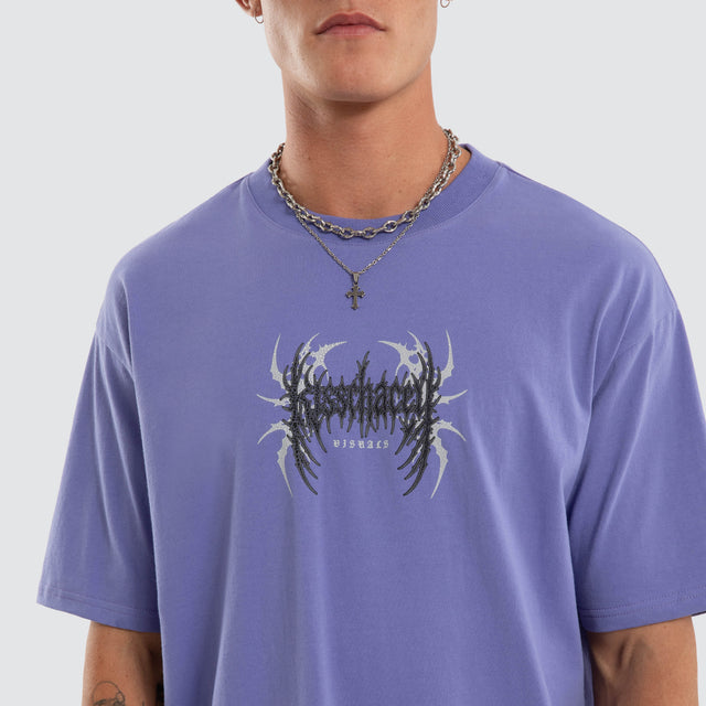 Conviction Box Fit Tee Dusted Peri