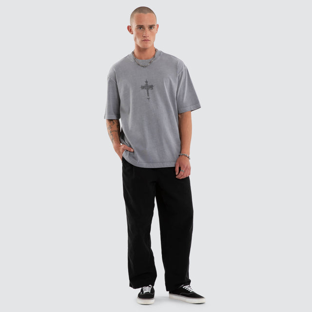 Forsaken Oversized Tee Pigment Sky Rocket