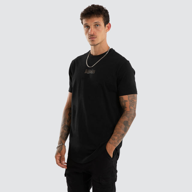 Recoil Dual Curved Tee Jet Black