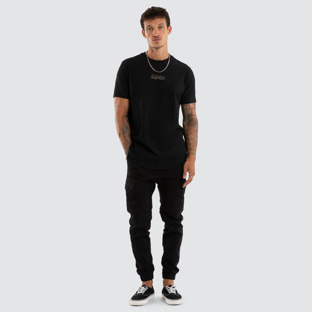 Recoil Dual Curved Tee Jet Black