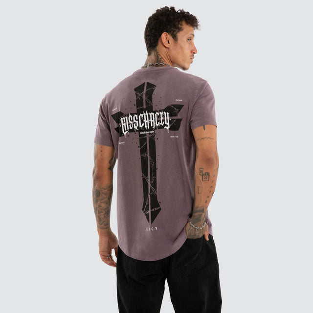 Arcane Dual Curved Tee Pigment Flint