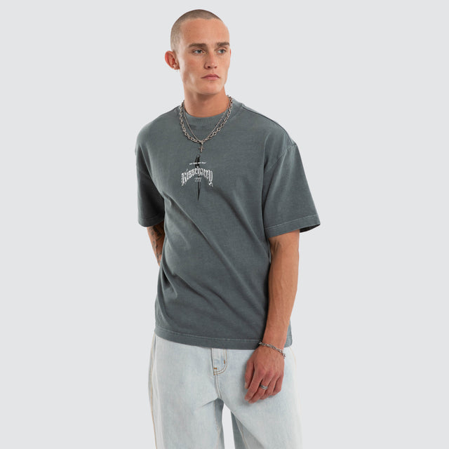 Bowie Street Tee Dark Slate