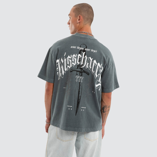 Bowie Street Tee Dark Slate