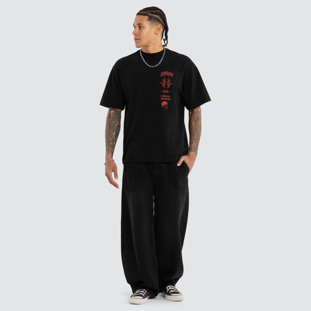 Barrier Street Tee Jet Black