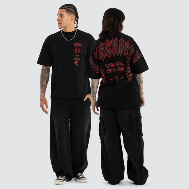 Barrier Street Tee Jet Black