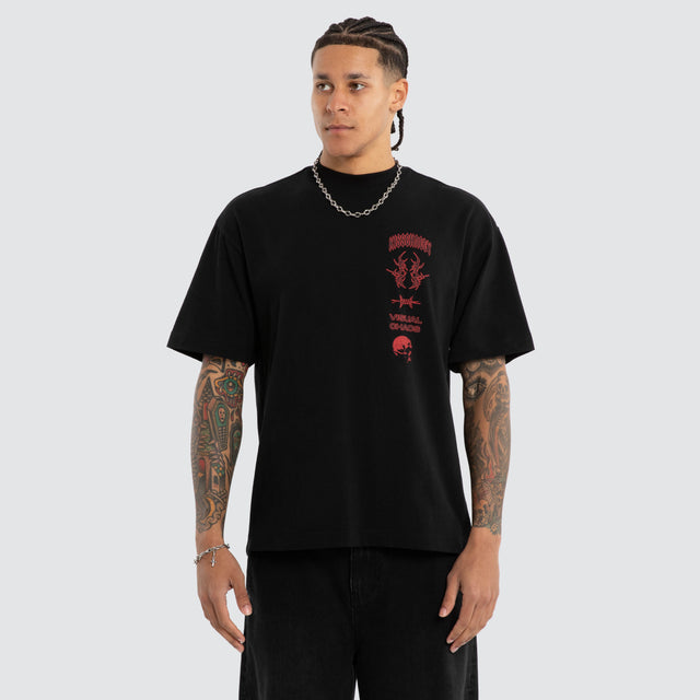 Barrier Street Tee Jet Black
