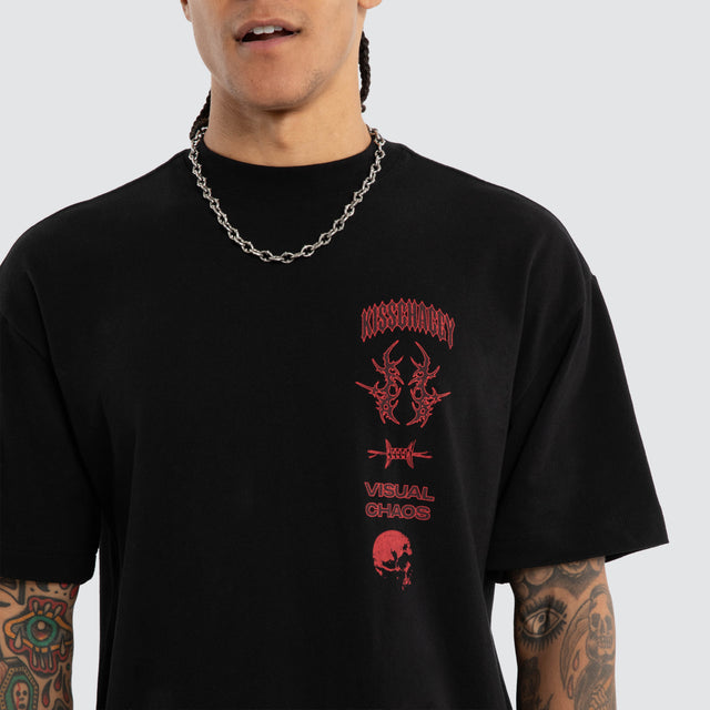 Barrier Street Tee Jet Black