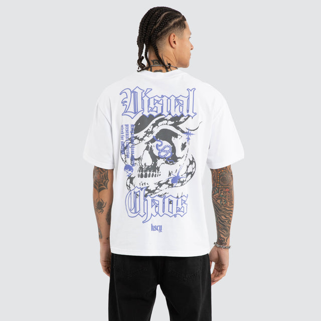 Anaconda Street Tee Optical White