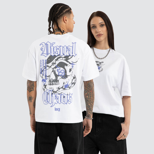 Anaconda Street Tee Optical White