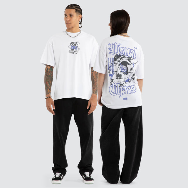 Anaconda Street Tee Optical White