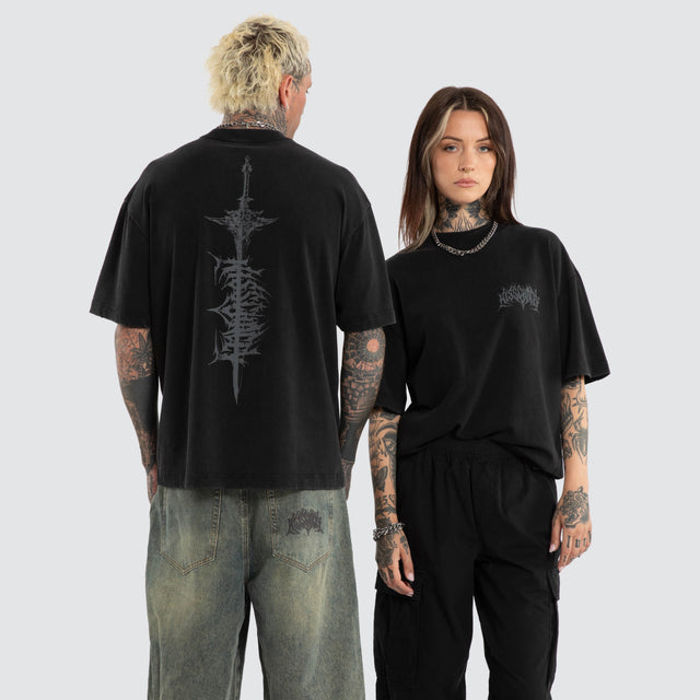 Exosystem Street Tee Mineral Black