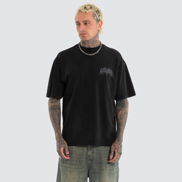 Exosystem Street Tee Mineral Black