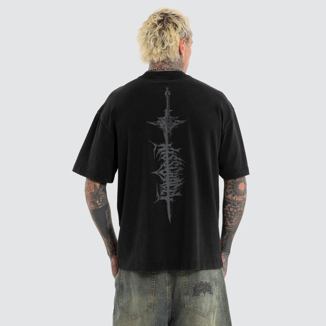 Exosystem Street Tee Mineral Black