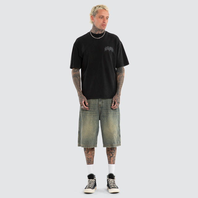 Exosystem Street Tee Mineral Black