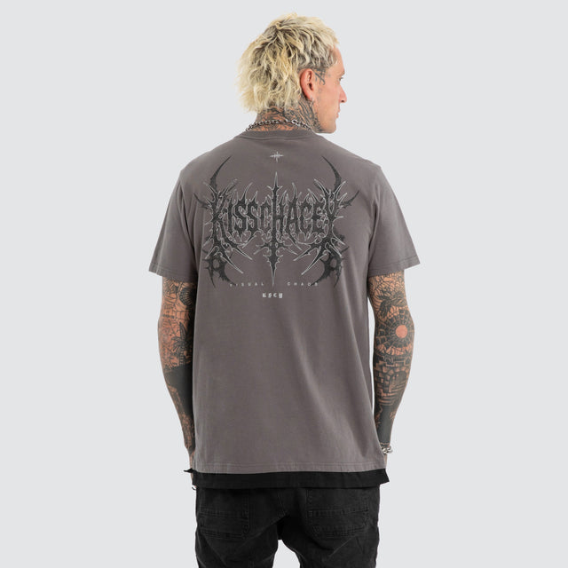 Ravaged Standard Tee Charcoal