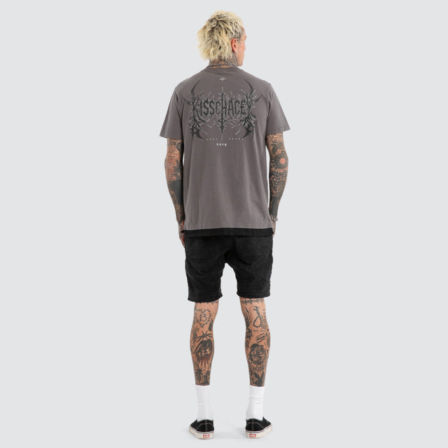 Ravaged Standard Tee Charcoal