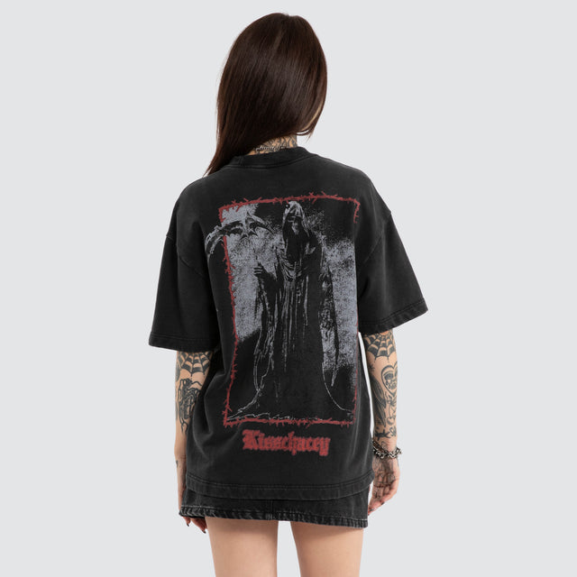 Weathered Street Tee Mineral Black