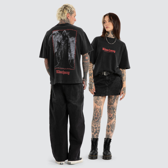 Weathered Street Tee Mineral Black