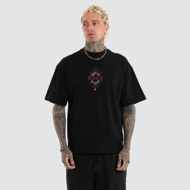 Luke Walker Code Street Tee Jet Black