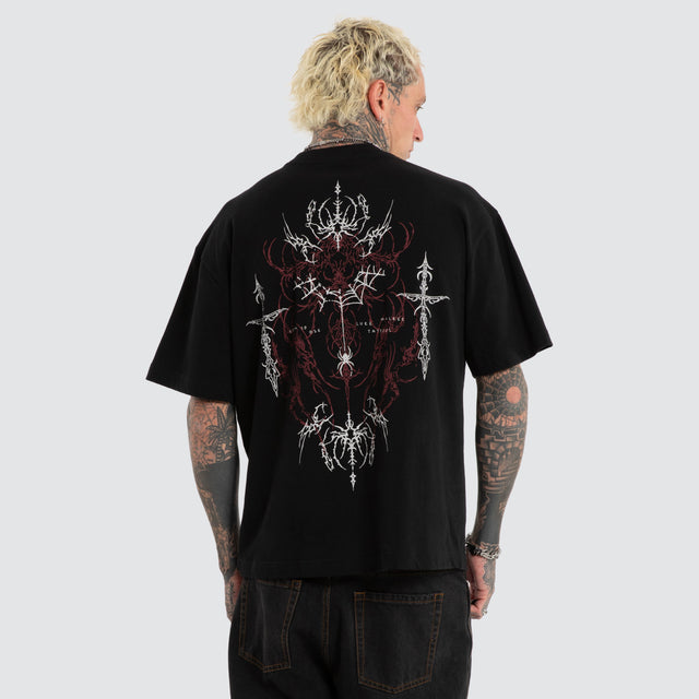 Luke Walker Code Street Tee Jet Black
