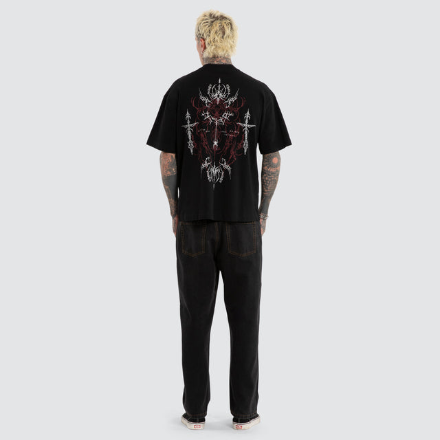 Luke Walker Code Street Tee Jet Black