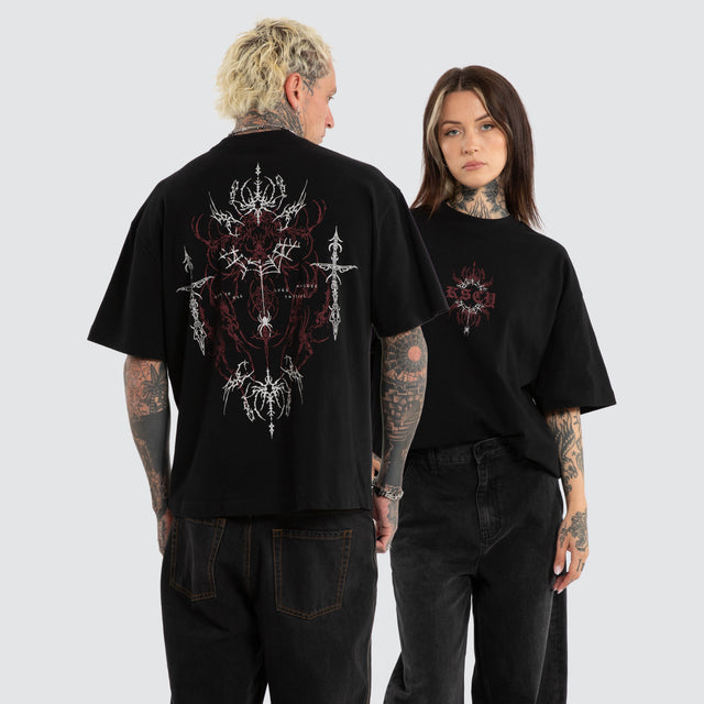 Luke Walker Code Street Tee Jet Black
