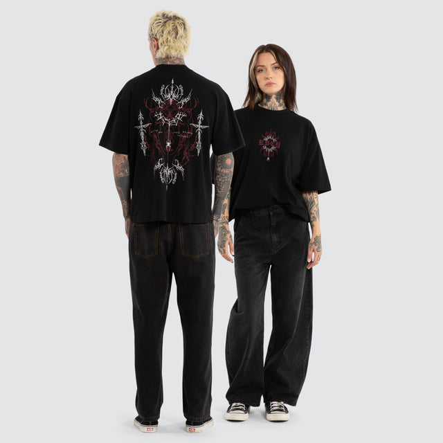 Luke Walker Code Street Tee Jet Black