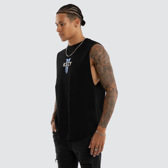 Rebellious Dual Curved Muscle Jet Black