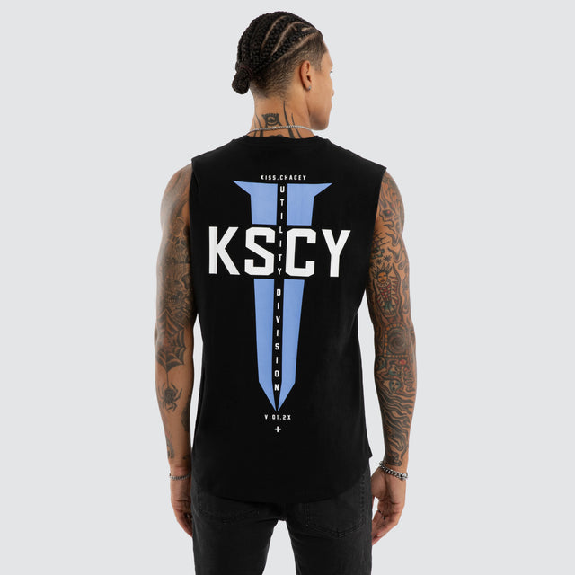 Rebellious Dual Curved Muscle Jet Black
