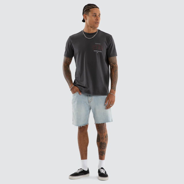 Heavens Standard Tee Pigment Black
