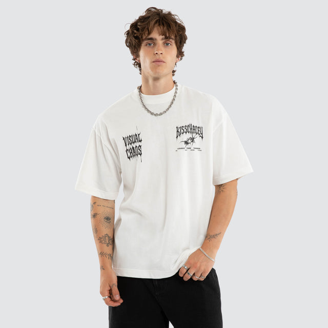 Relentless Street Tee Natural White