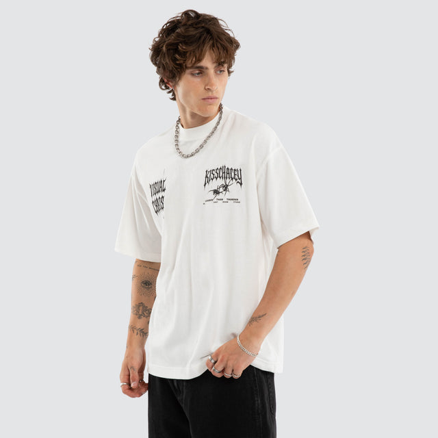 Relentless Street Tee Natural White