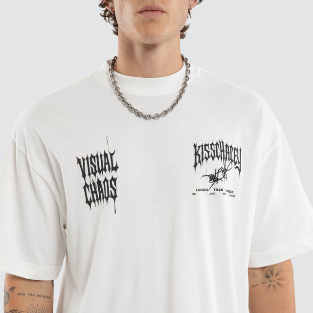 Relentless Street Tee Natural White