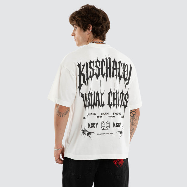 Relentless Street Tee Natural White