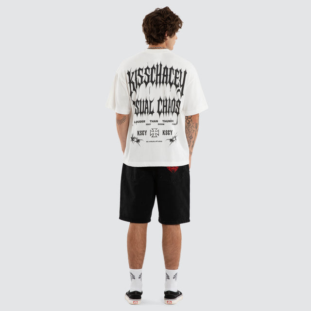 Relentless Street Tee Natural White