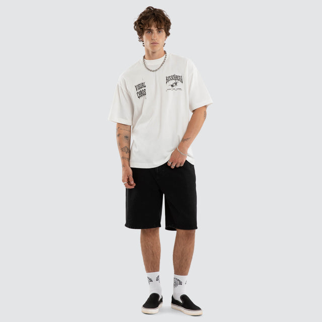 Relentless Street Tee Natural White