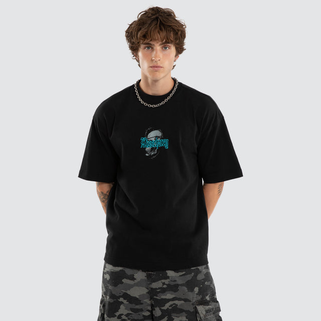 Venting Street Tee Anthracite Black