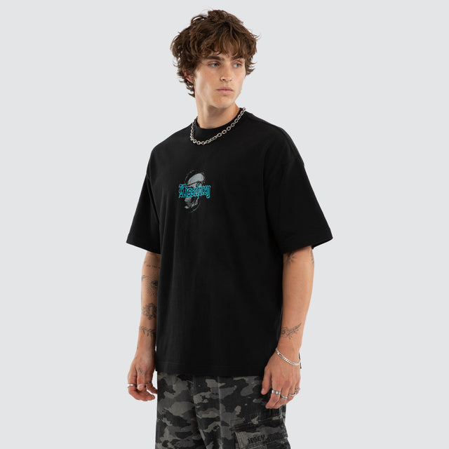 Venting Street Tee Anthracite Black