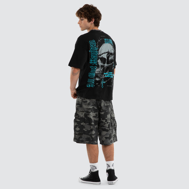 Venting Street Tee Anthracite Black