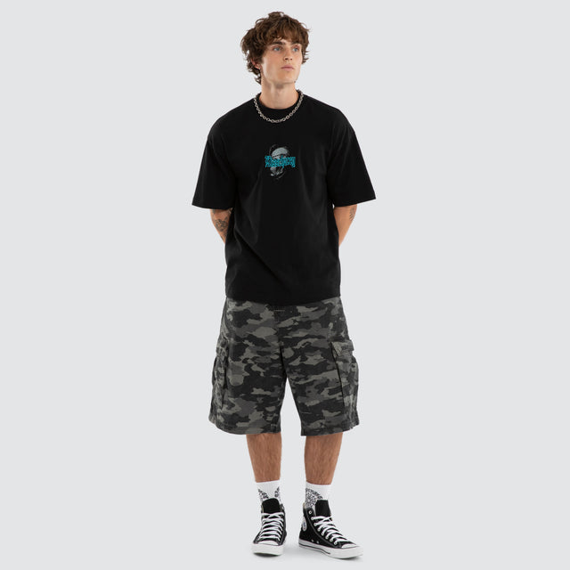 Venting Street Tee Anthracite Black
