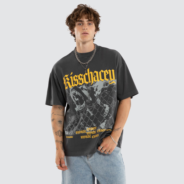 Crushing Street Tee Pigment Asphalt