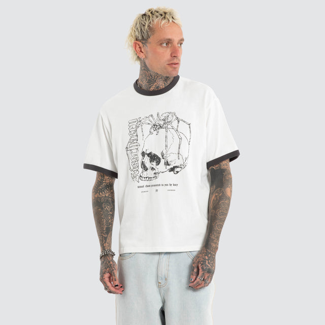Disorder Rocker Tee Natural White