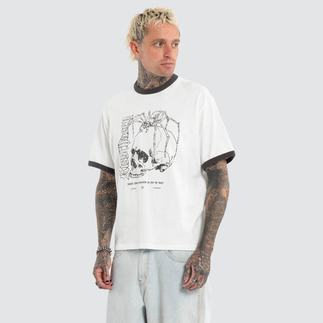 Disorder Rocker Tee Natural White