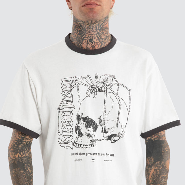 Disorder Rocker Tee Natural White