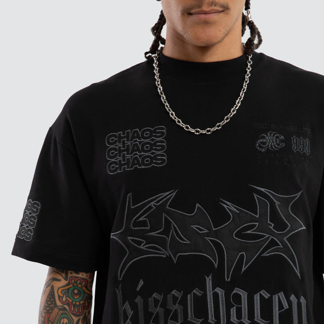 Posse Loopback Street Tee Jet Black