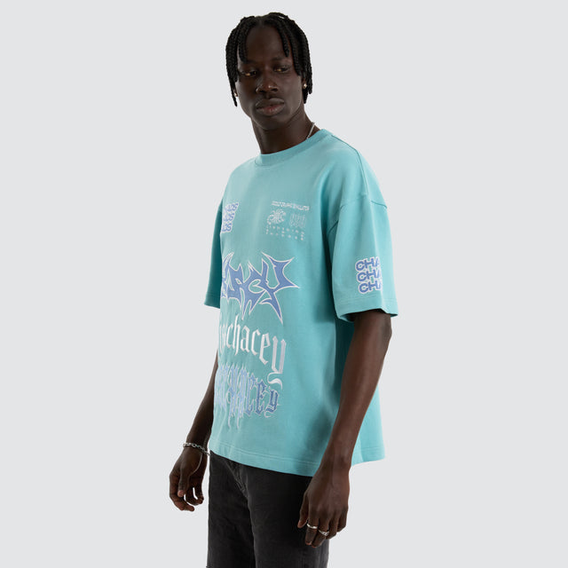 Posse Loopback Street Tee Teal