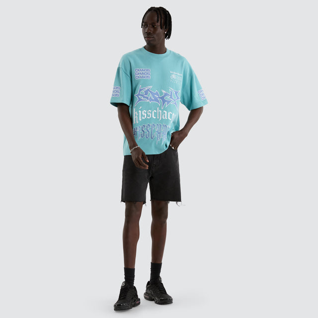 Posse Loopback Street Tee Teal