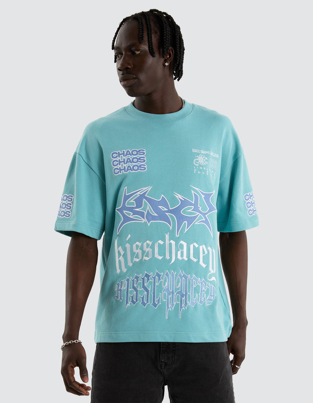 Posse Loopback Street Tee Teal