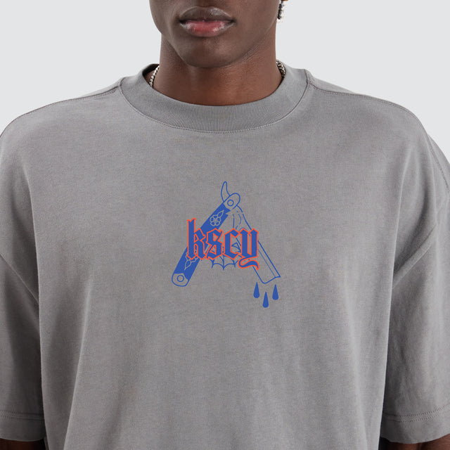 Gust Street Tee Steel Grey